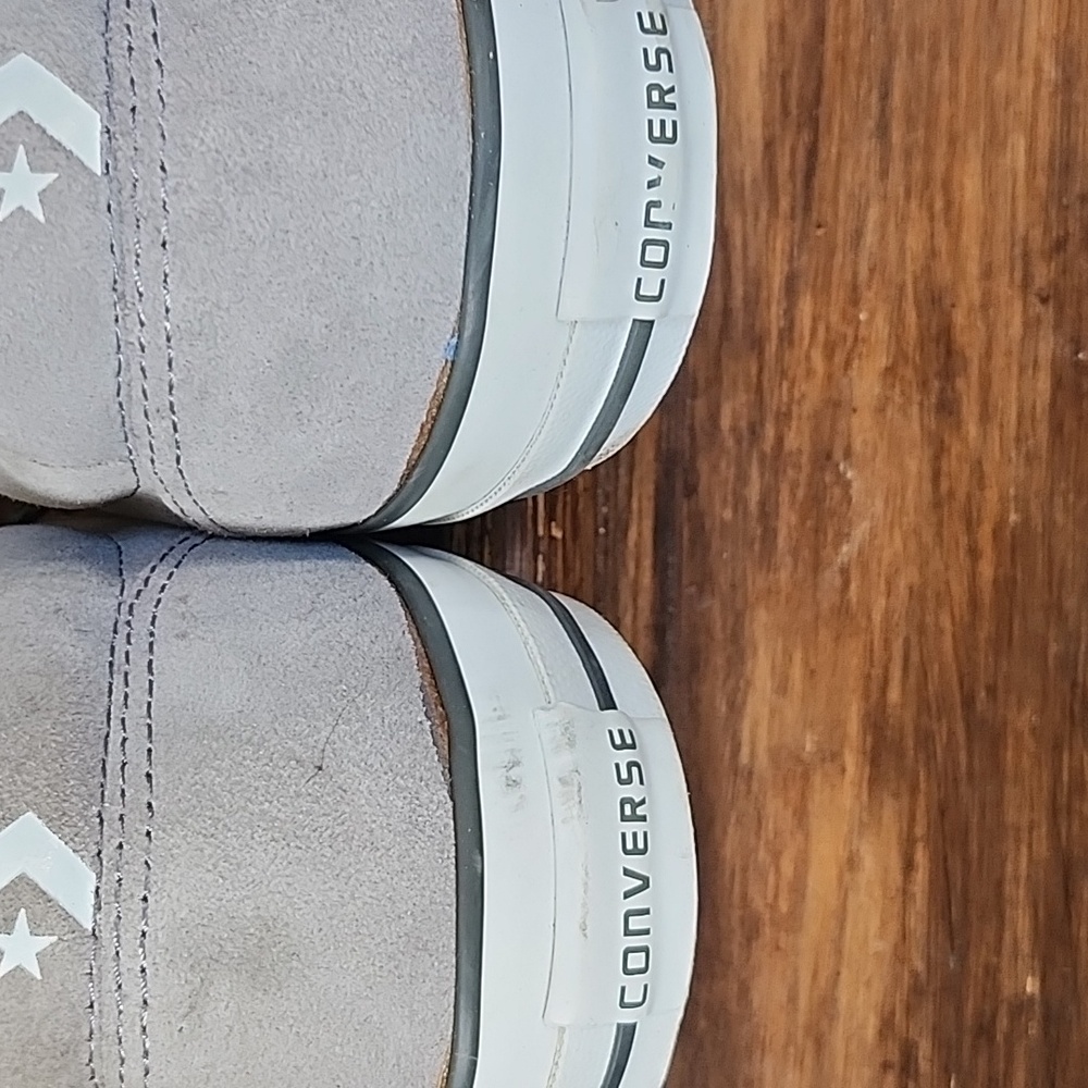 Converse Gray Suede Sneakers - Picture 4 of 5